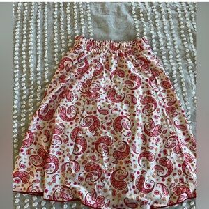 Undercover Red Paisley Swim Skirt